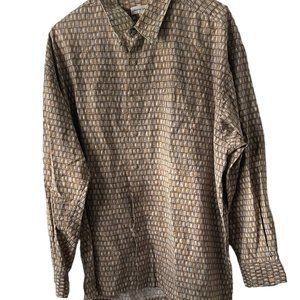 Men's Long Sleeves Shirt, Pierre Cardin, XL, Multi color, Good